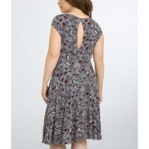 🎊Disney Snow White Gray  Keyhole with Red Rose Pattern